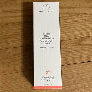 Drunk Elephant E-Rase Milki Micellar Water - White and Orange